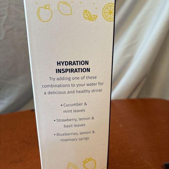 Jenny Craig INFUSER BOTTLE for Just Water or add Fruits & Vegetables - NEW - Picture 5 of 9